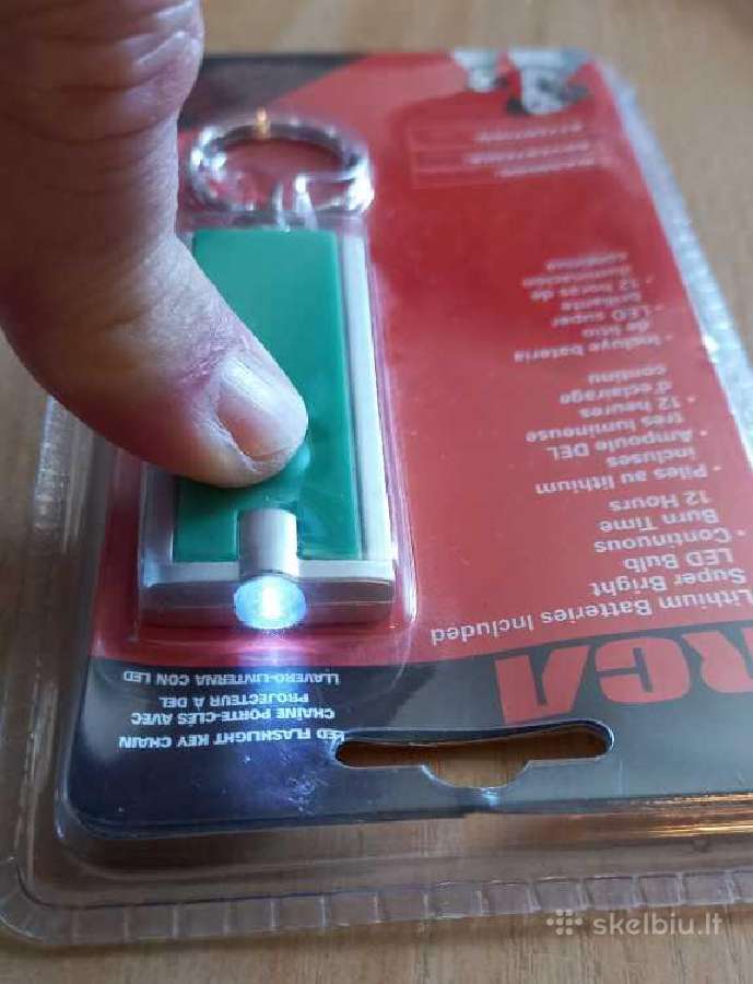 Raktų pakabukas Rca Nipper and Chipper su LED lemp - nuotraukos Nr. 3