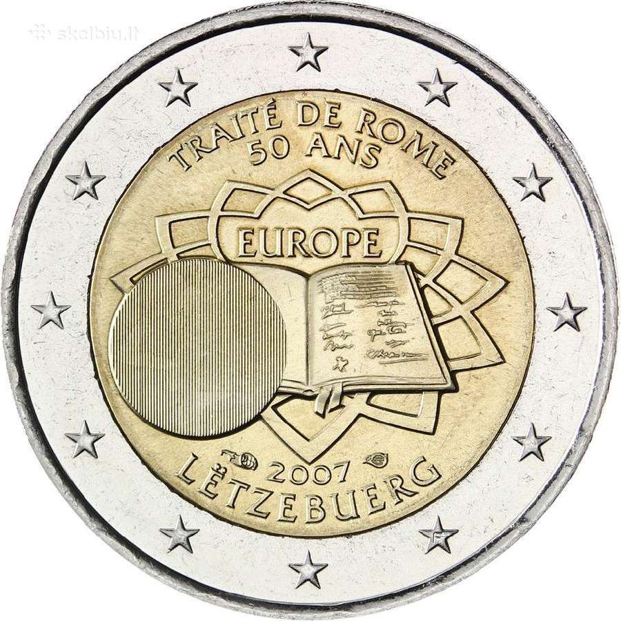 Liuksemburgo proginės euro monetos - nuotraukos Nr. 10