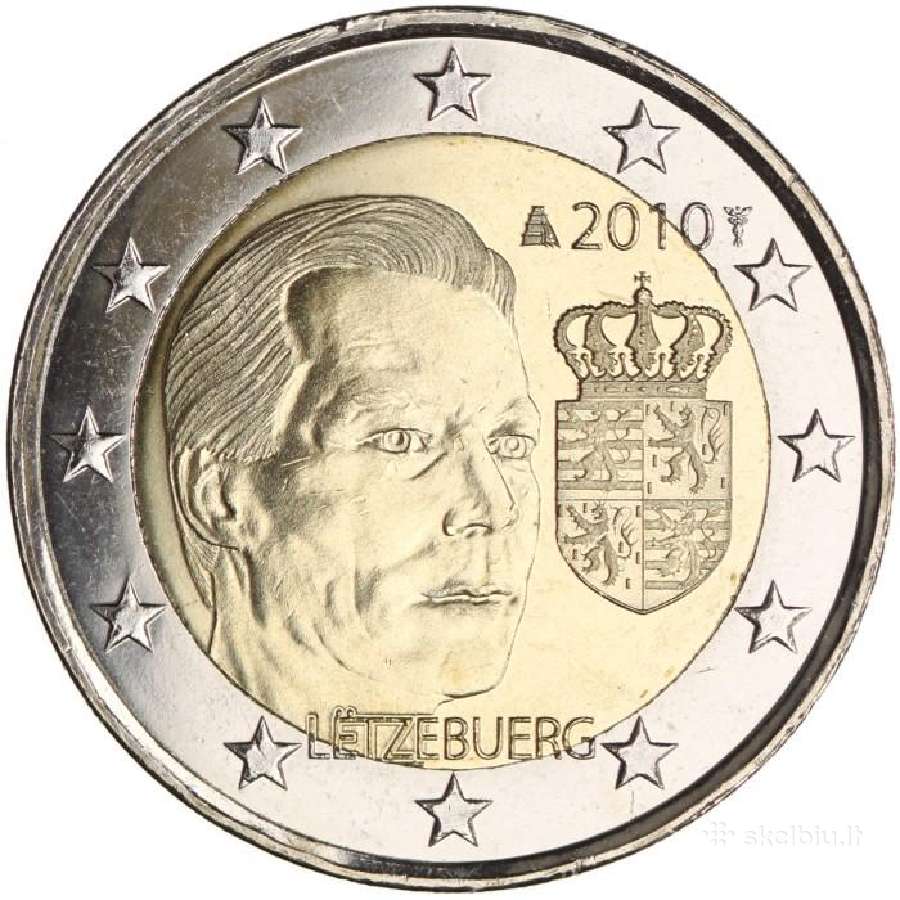 Liuksemburgo proginės euro monetos - nuotraukos Nr. 14