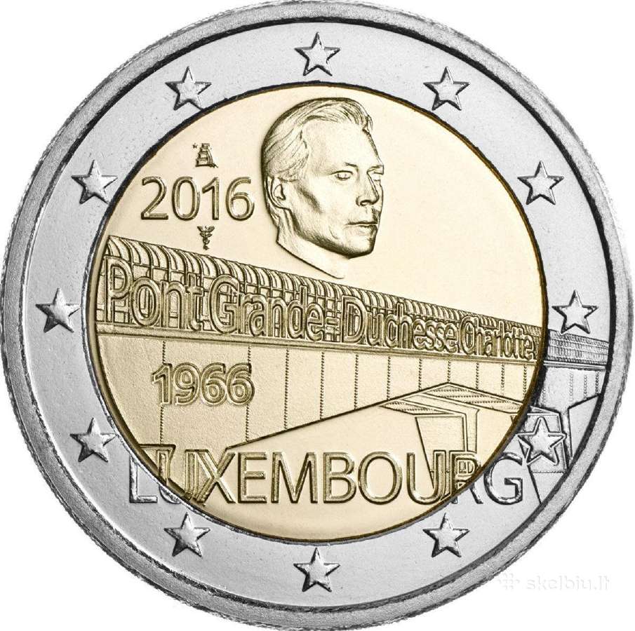 Liuksemburgo proginės euro monetos - nuotraukos Nr. 25
