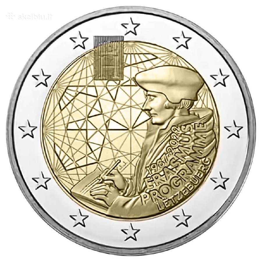 Liuksemburgo proginės euro monetos - nuotraukos Nr. 32