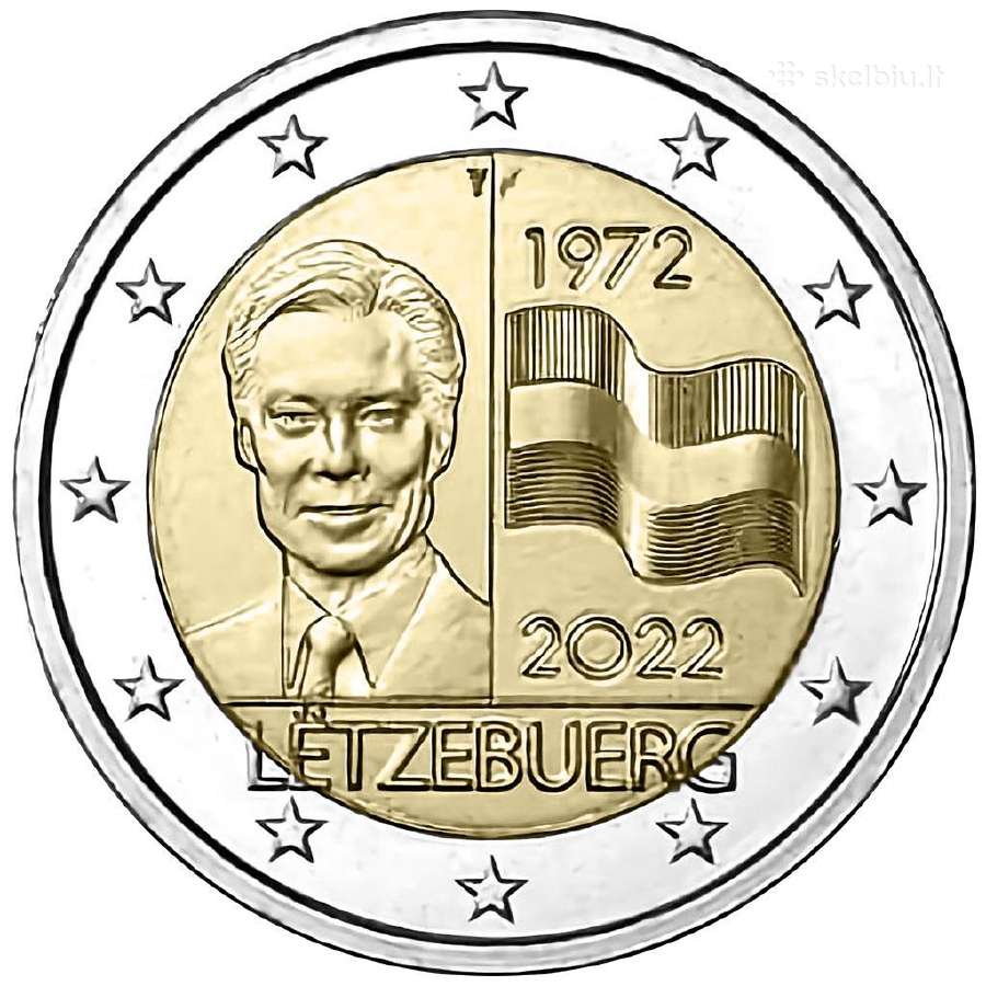 Liuksemburgo proginės euro monetos - nuotraukos Nr. 33