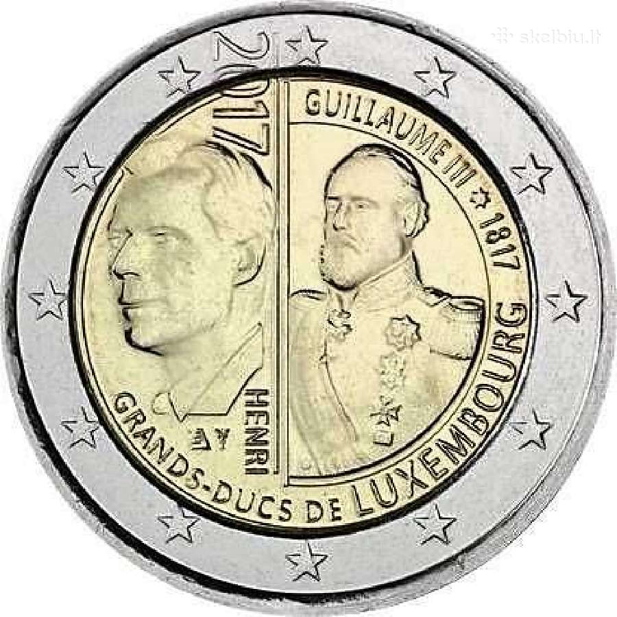 Liuksemburgo proginės euro monetos - nuotraukos Nr. 27