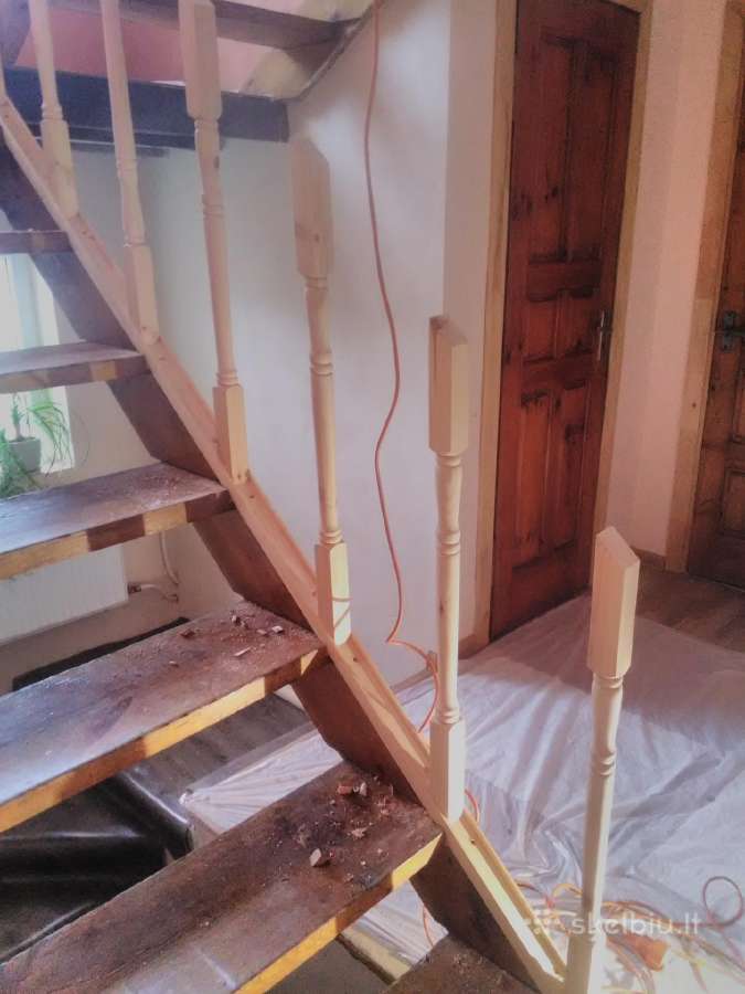 Staliaus dailidė ieskau darbo. Langų,durų apdaila. - nuotraukos Nr. 12