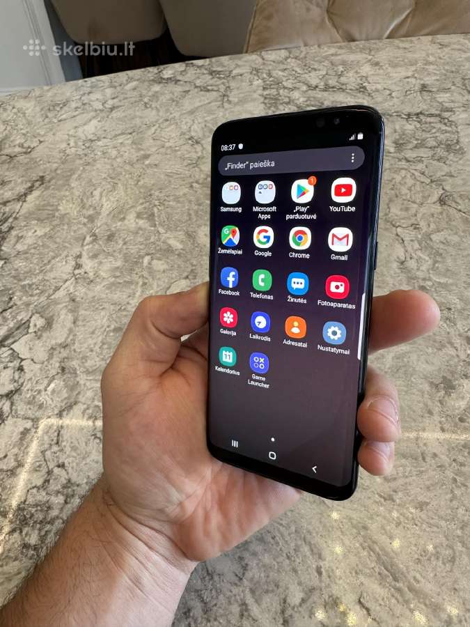 Samsung S8, pilnai veikia