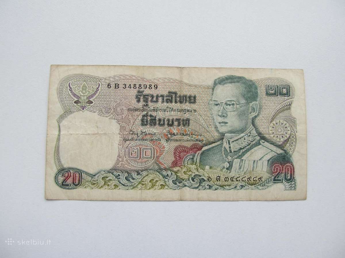 20 baht , Tailandas , 1981