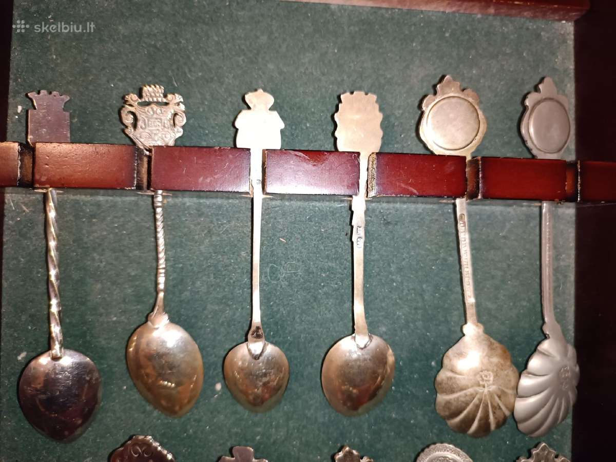 Kolekcinių šaukštelių kolekcija, 20 vnt.+ stendas - nuotraukos Nr. 12
