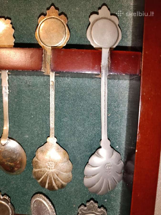 Kolekcinių šaukštelių kolekcija, 20 vnt.+ stendas - nuotraukos Nr. 14
