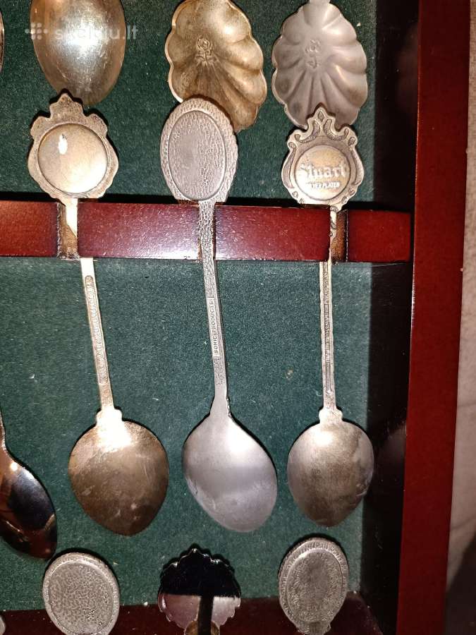Kolekcinių šaukštelių kolekcija, 20 vnt.+ stendas - nuotraukos Nr. 19