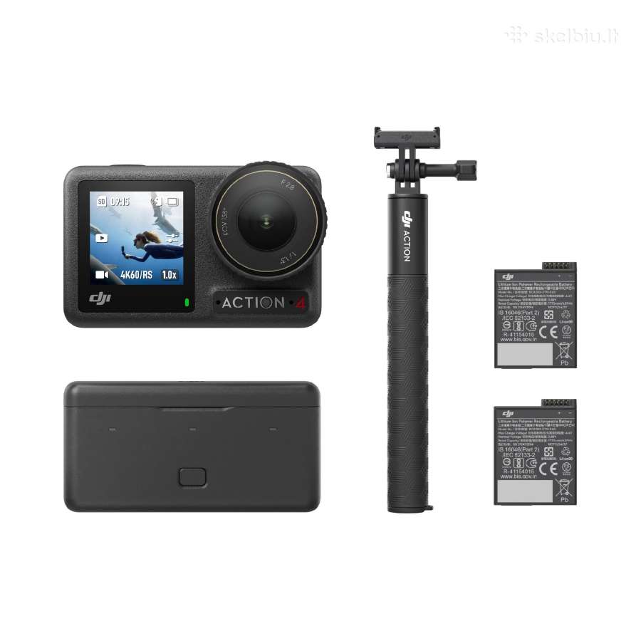 Dji Osmo Action 4 Adventure Combo Akcija Tik 329€. - Skelbiu.lt