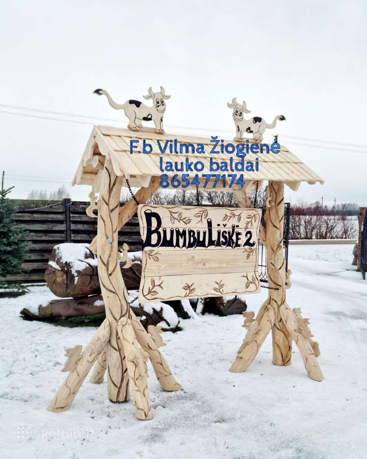 Sodo dekoracijos, lesyklos - nuotraukos Nr. 22