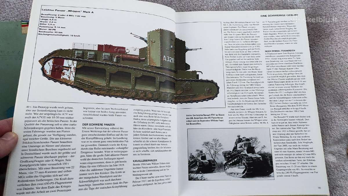 Knyga Vokiska Tankai nuo 1916 m - nuotraukos Nr. 6
