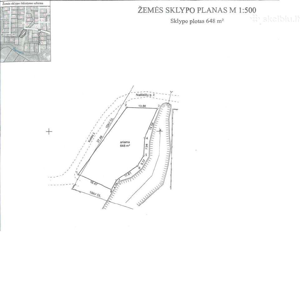 Parduodu sodo sklypą Vilkaviškio mieste 6.48a - nuotraukos Nr. 3
