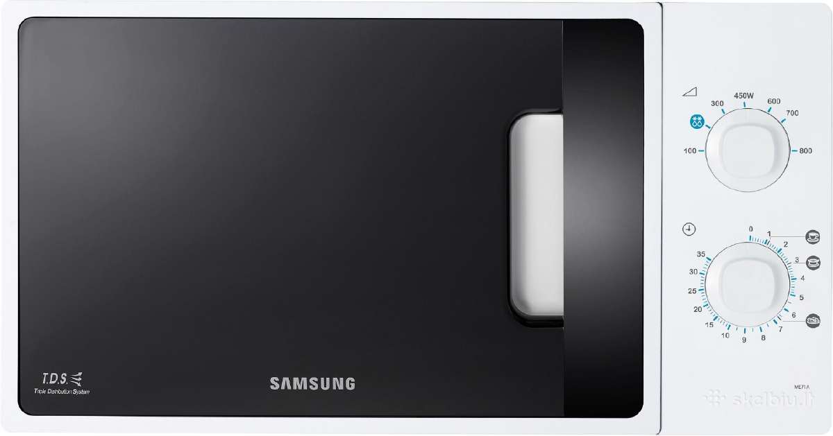 Mikrobange Samsung tvarkinga, lengvai valdoma. - Skelbiu.lt