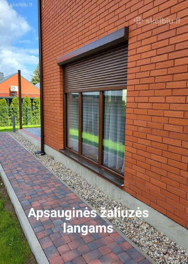 Apsauginės žaliuzės(gamyba-meistras-remontas)