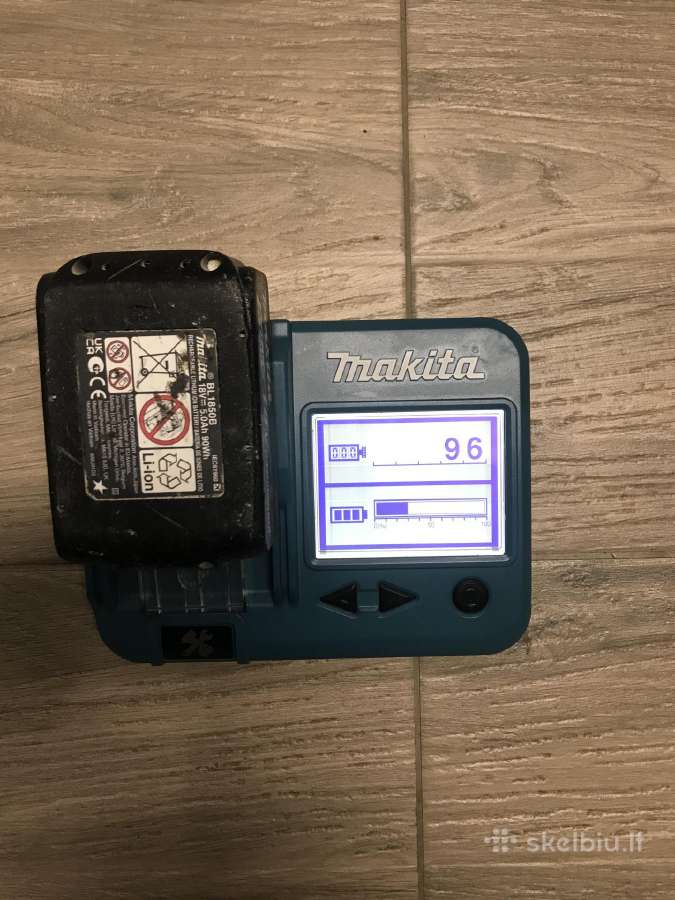 Makita 18v, baterijos - nuotraukos Nr. 2