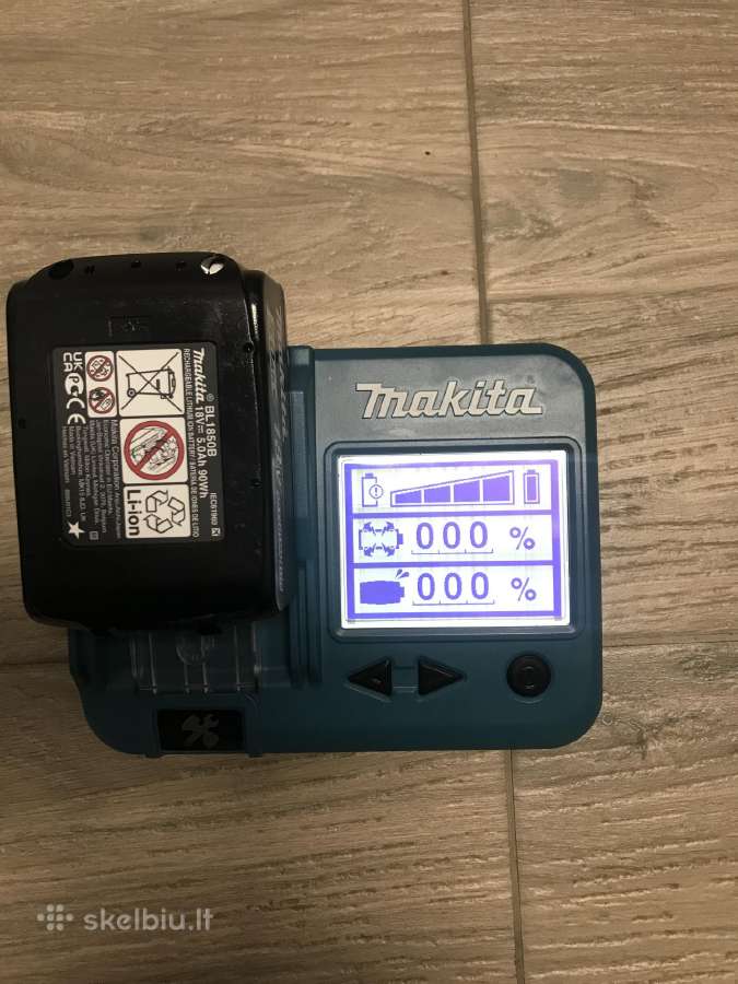 Makita 18v, baterijos - nuotraukos Nr. 3