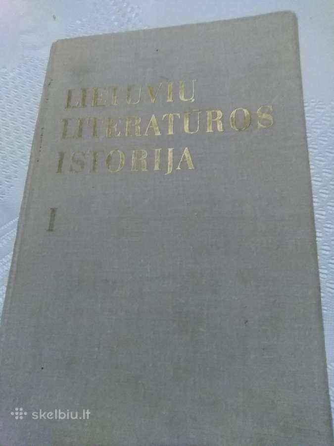 Lietuvių literatūros istoriją 1 tomas