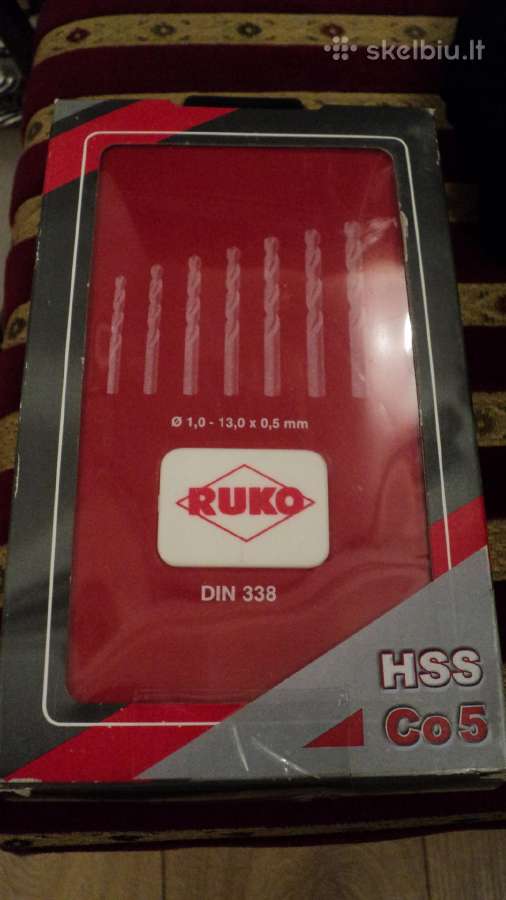Gražtai metalo Ruko Hss Co5 - nuotraukos Nr. 3