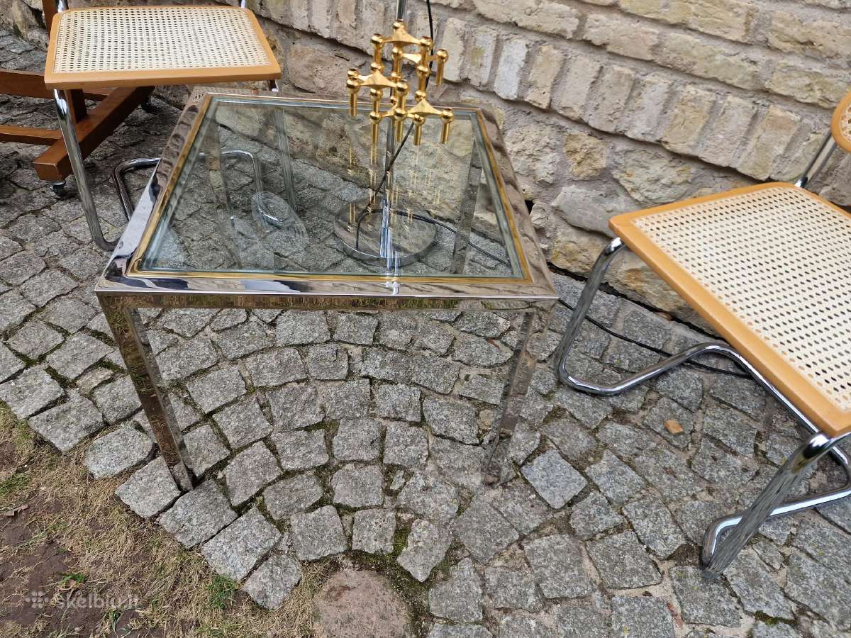 Vintažinis mid century Bauhaus st.kavos staliukas - nuotraukos Nr. 4