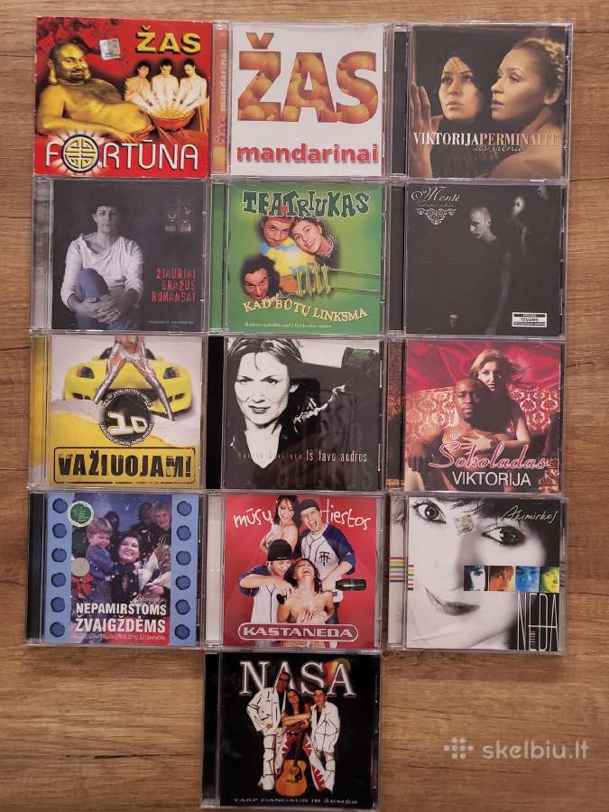 Parduodami lietuviški CD