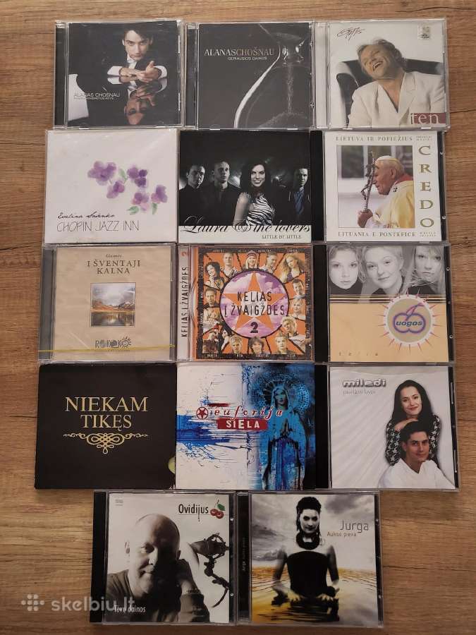Parduodami lietuviški CD