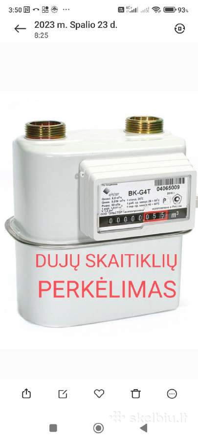 Duju skaitikliu perkelimas virykliu pajungimas