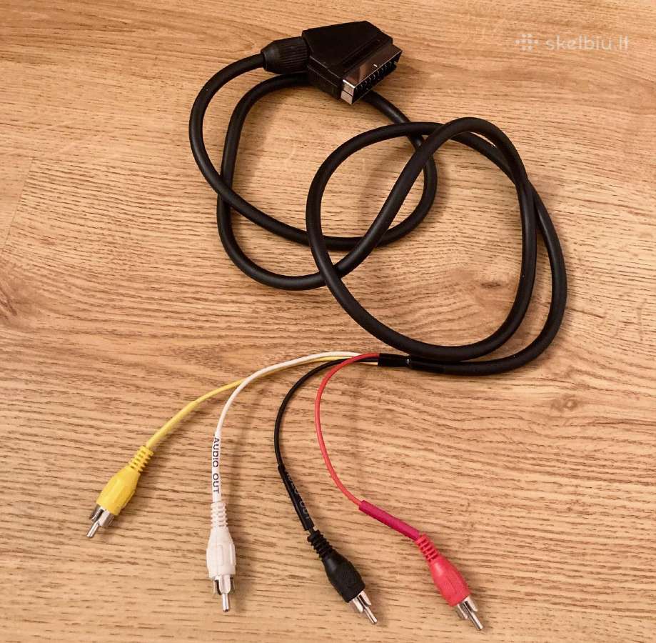 Scart 4rca Kabelis Laidas Tulpes TV/AV - nuotraukos Nr. 3