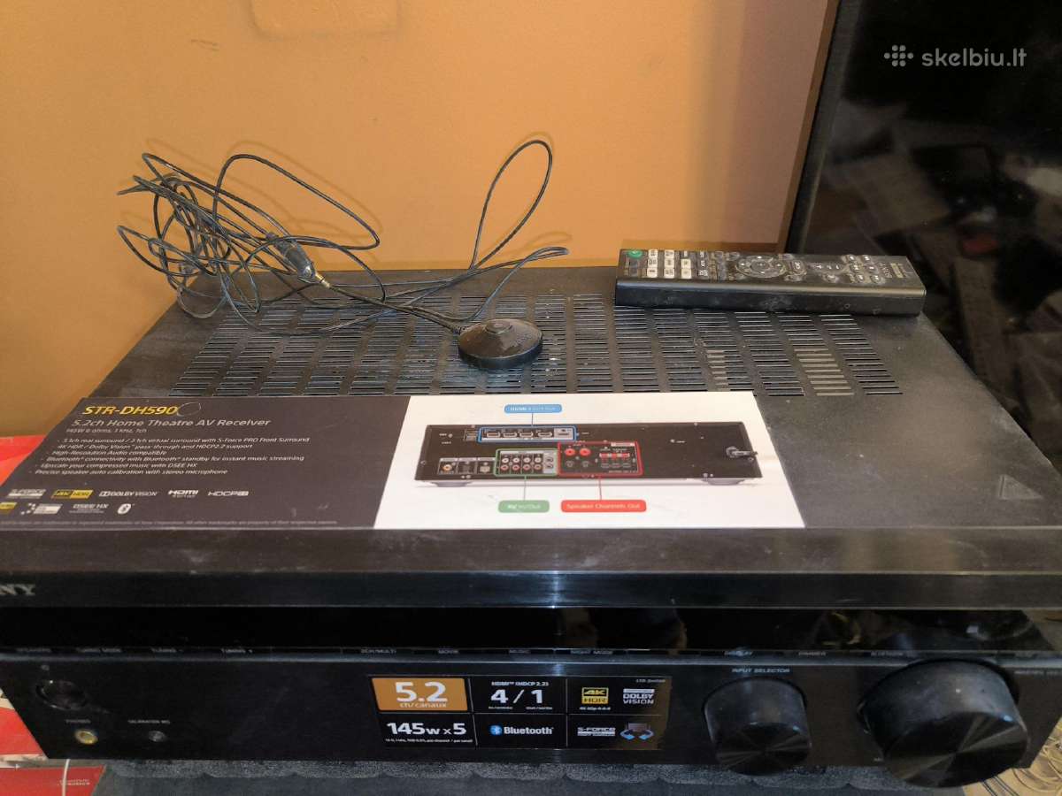Sony Str-dh590 recieveris - nuotraukos Nr. 3