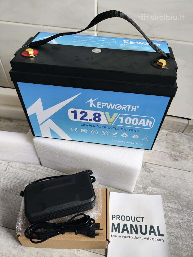Nauji Kepworth 12v 100ah Lifepo4 Akumuliatorius