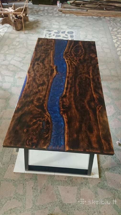 Epoksidinis stalas, rivertable , Diy - nuotraukos Nr. 4