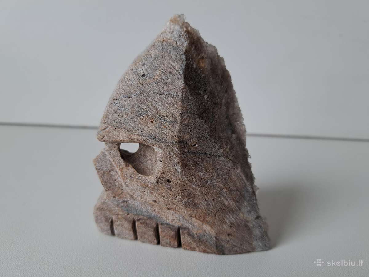 Kvarco kristalo akmens skulptūra, kaukolė - nuotraukos Nr. 2