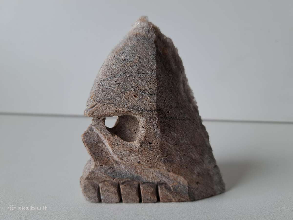 Kvarco kristalo akmens skulptūra, kaukolė - nuotraukos Nr. 5