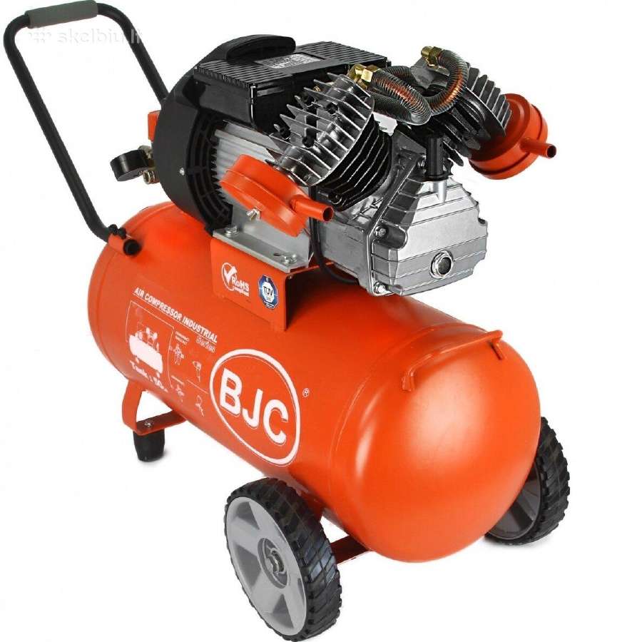 Oro kompresorius 50l, 230v, 390l/min, 10bar Bjc - nuotraukos Nr. 4
