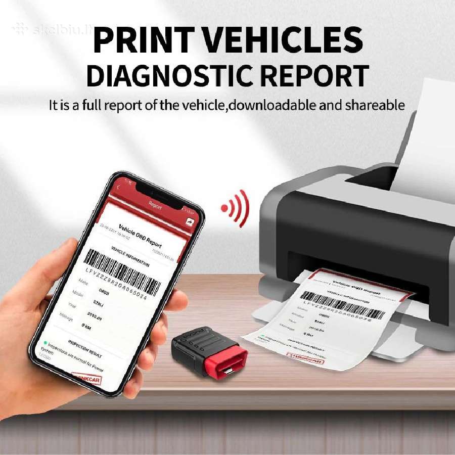 Universali diagnostika telefone Mucar Bt200 - nuotraukos Nr. 5