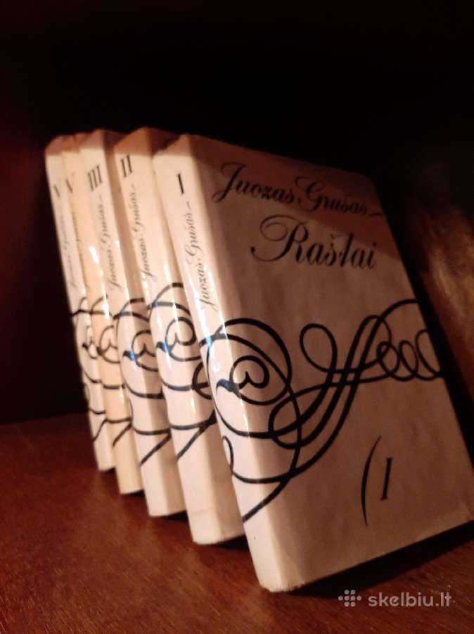 J.grušo raštai 5 tomai.