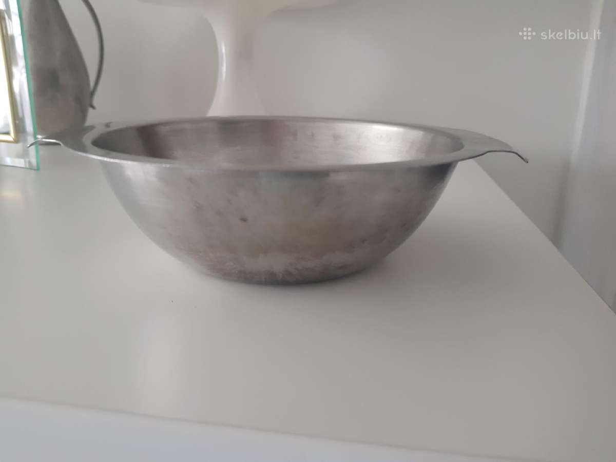 Metalinė lėkštė dubenėlis - nuotraukos Nr. 4