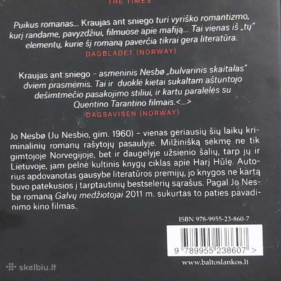 Jo Nesbo - " Kraujas ant sniego " - nuotraukos Nr. 7