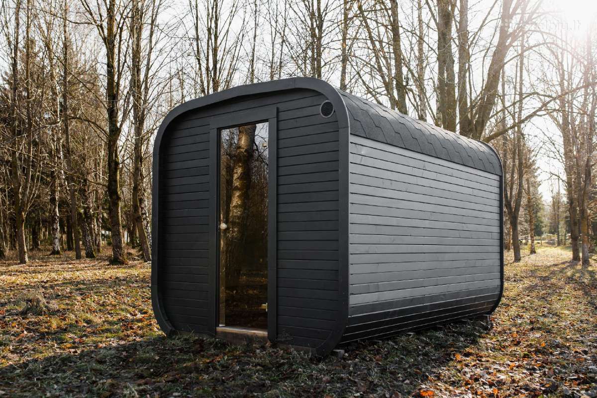 3.5m Cube termo medienos pirtis su priešpirčiu - nuotraukos Nr. 3