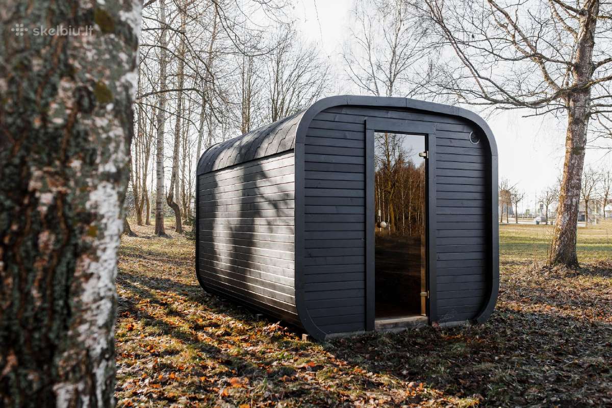 3.5m Cube termo medienos pirtis su priešpirčiu - nuotraukos Nr. 4