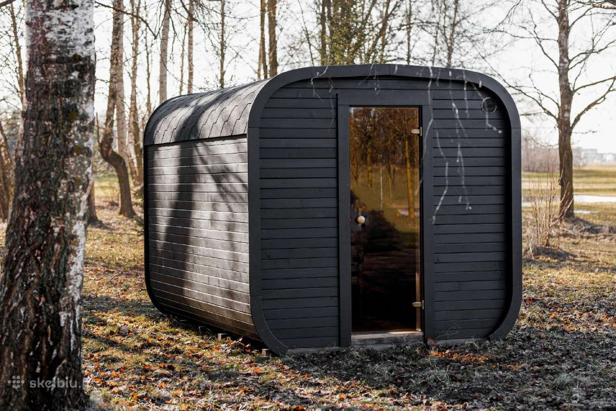 3.5m Cube termo medienos pirtis su priešpirčiu - nuotraukos Nr. 7