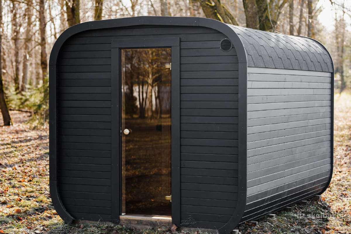 3.5m Cube termo medienos pirtis su priešpirčiu - nuotraukos Nr. 9