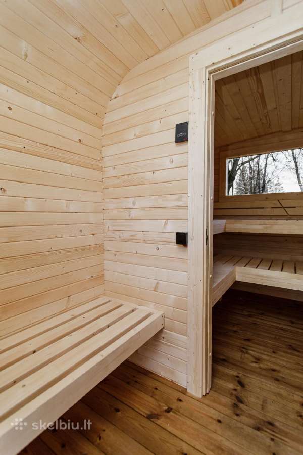 3.5m Cube termo medienos pirtis su priešpirčiu - nuotraukos Nr. 11