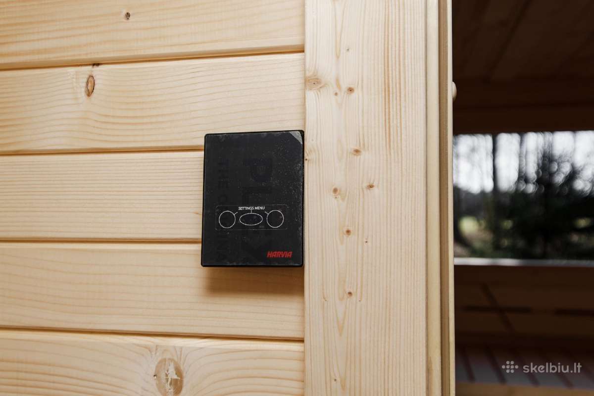 3.5m Cube termo medienos pirtis su priešpirčiu - nuotraukos Nr. 15