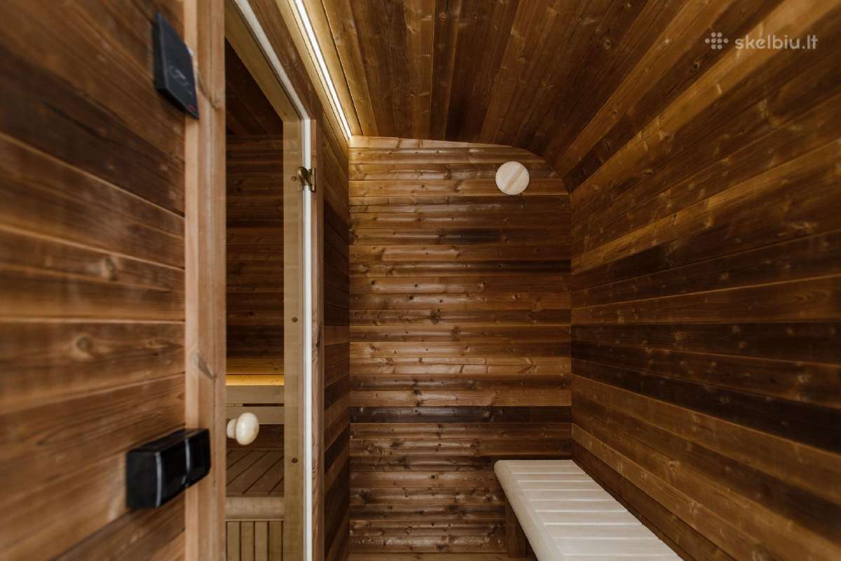 Apšiltinta termo medienos Lux pirtis - nuotraukos Nr. 20