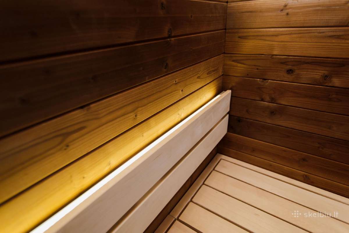 Apšiltinta termo medienos Lux pirtis - nuotraukos Nr. 23
