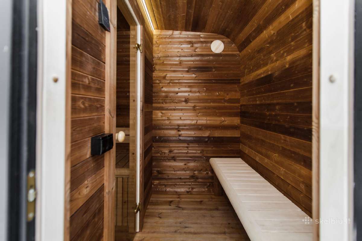 Apšiltinta termo medienos Lux pirtis - nuotraukos Nr. 29