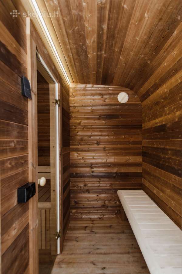 Apšiltinta termo medienos Lux pirtis - nuotraukos Nr. 32