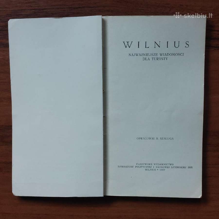 Wilnius dla turysty ,1957 r. / Vilnius turistams - nuotraukos Nr. 4