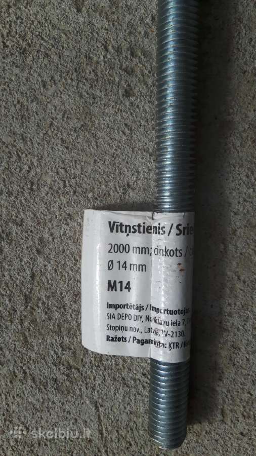 Srieginiai strypai cinkuoti 9vnt. - nuotraukos Nr. 12